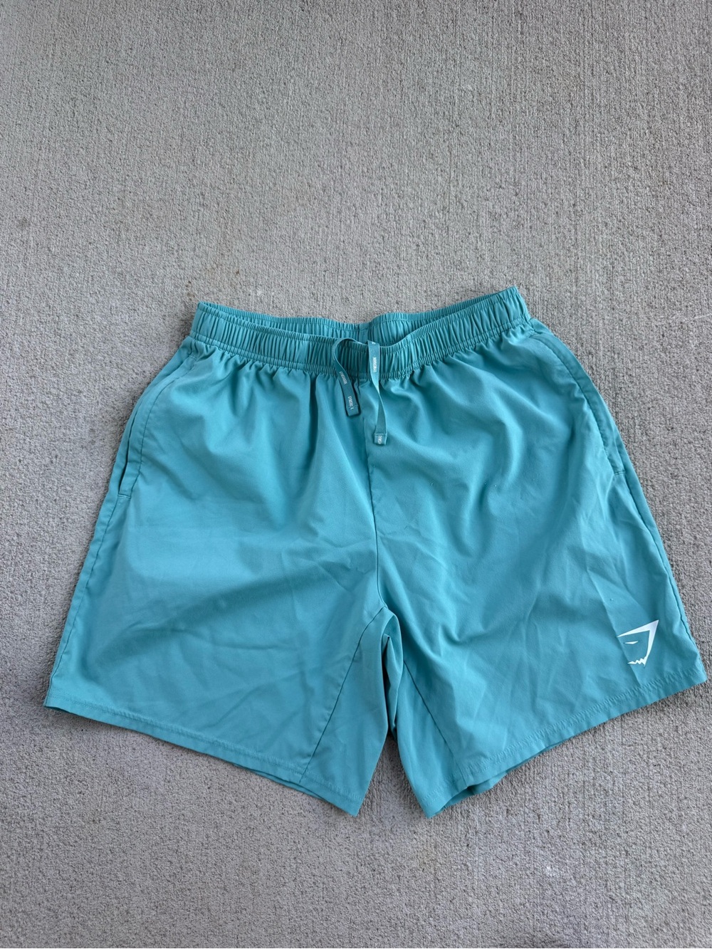Gymshark Men’s Medium OG Arrival Shorts Gym Athletic 7” Aqua Green